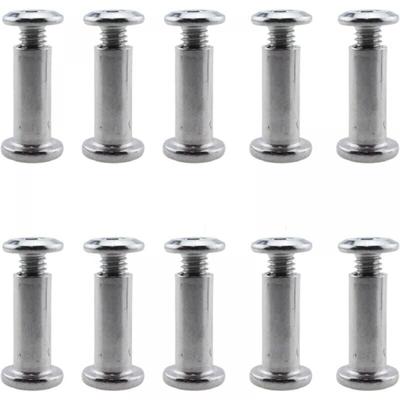 M6 25 mm Möbelschrauben und Muttern-Set, 10 Stück, Innensechskantschrauben, geeignet für Image