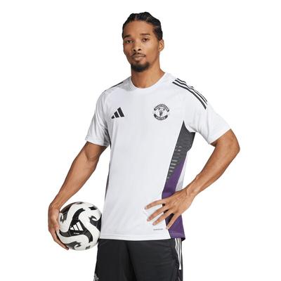 Manchester United adidas Trainingstrikot – Weiß Image