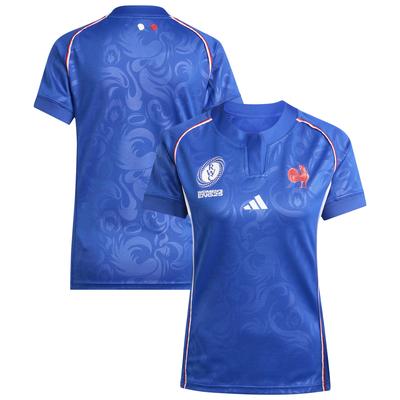 Replika-Heimtrikot zur Rugby-Weltmeisterschaft 2025 für Damen von France – Damen Image