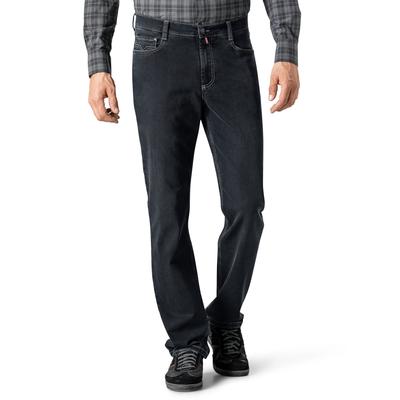 Walbusch Herren Bügelfrei Flex Jeanshose Comfort Fit Schwarz Image