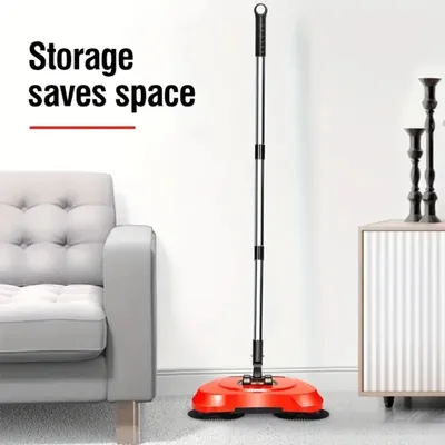 Hand Push Sweeper Stainless Steel Push Sweeping Mop Drop Pusher Chick Handle Household Cleaning Tools Floor