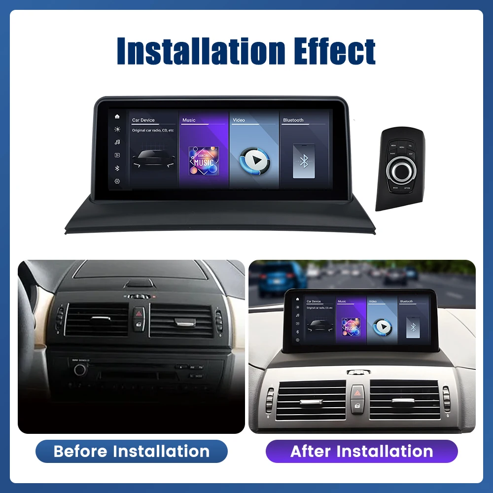 10,25 ”Autoradio Für BMW X3 E83 2006-2011 CCC System GPS Navigation Multimedia Display Head Unit Touchscreen video Player Image