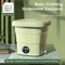 Folding Washing Machine Clothes Sock Barrel Washing Machine Centrifuge Mini Underwear Portable Washing Machine for Dehydration