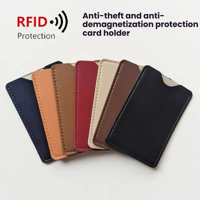 Porta carte antifurto NFC in pelle PU vintage Custodia con blocco Rfid per carte di credito Porta carte di credito con custodia per carte di credito da viaggio