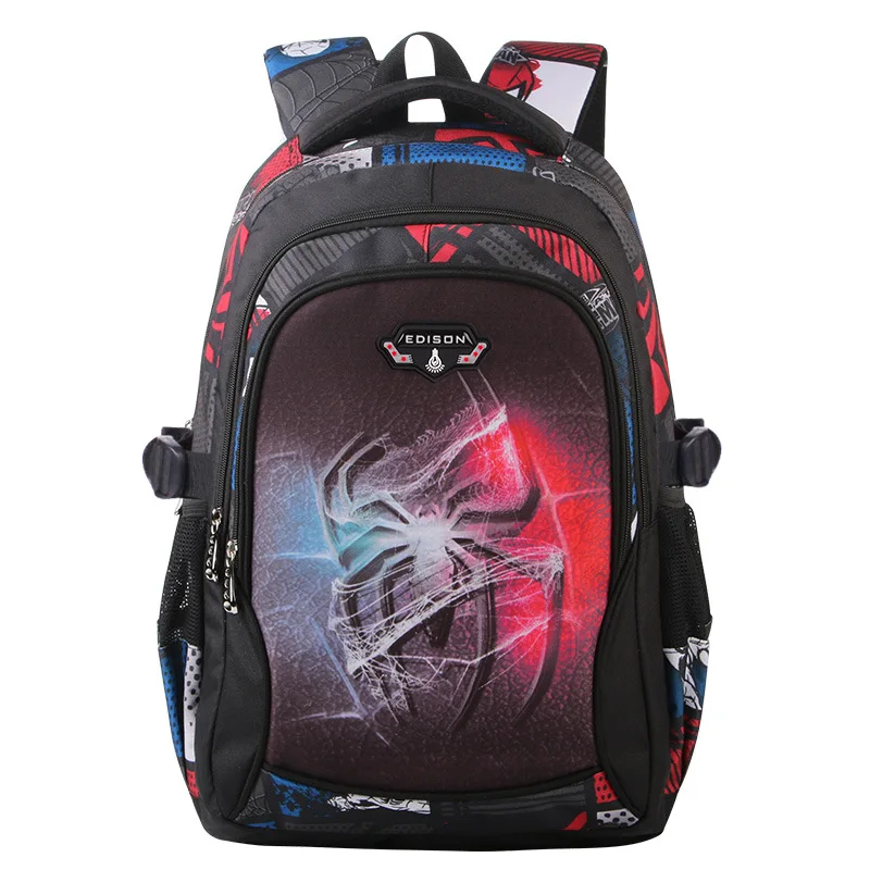 Nouveau Polyester garçon école sac à dos enfants fille primaire cartable orthopédique enfants Miracle série dessin animé 3D impression sac à dos