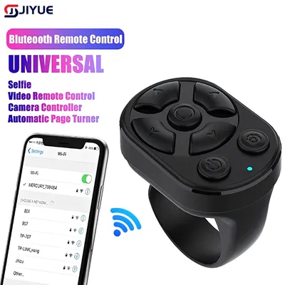 For Tiktok Mobile VideoSmart Fingertip Ring Remote Control Mouse Wireless Bluetooth Mobile Selfie Automatic Page Turner Browsing