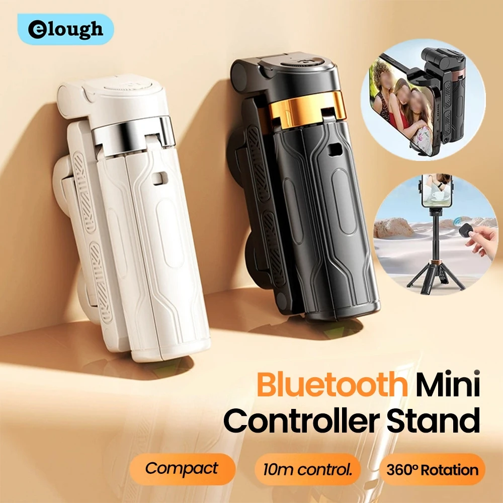 Elough Selfie bâton trépied support de téléphone aide au tir sans fil Bluetooth à distance extensible support de téléphone Portable pour diffusions en direct