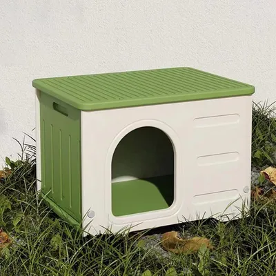 Outdoor Stray Cat House Villa Waterproof Rainproof Cat House Indoors Cages Four Seasons Outside Cats Nest Small Dog Supplies