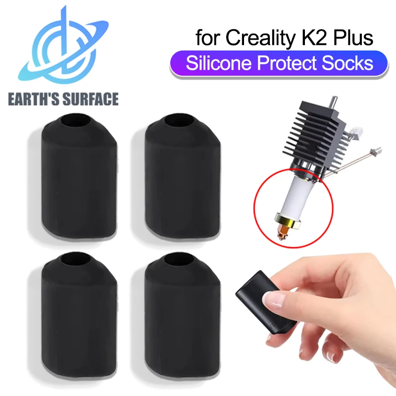 3D-Druckerteile für Creality K2 Plus Silikonsocken für K2 Plus Hotend Kit Hi Combo Silikon-Schutzhülle Heizblock-Abdeckung Image