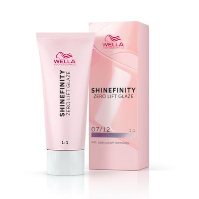 Wella Professionals Shinefinity Zero Lift Gaze Demi-permanente Gel-Cremetönung Haartönung 07/12 Cool Mushroom 60 ml Grau Image