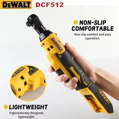 DEWALT DCF512 portable 1/2 inch variable speed brushless power wrench LED light cordless ratchet wrench 20V power tool battery