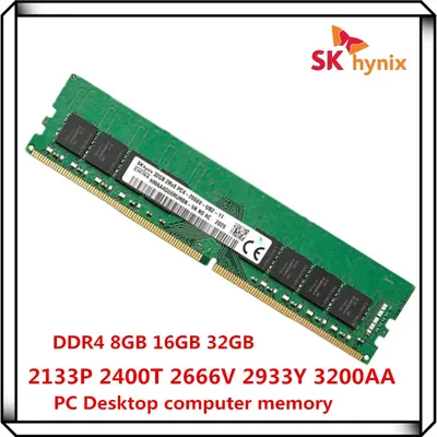 SK Hynix DDR4 8GB 16GB 32GB 2133 2400 2666 3200 MHz PC4 RAM Desktop computer PC memory 16G DIMM