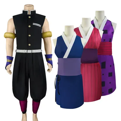 Anime Dämon Hinatsuru Makio Suma Cosplay Kostüm Uzui Tengen Wives Kimono Uniform Sexy Kleid für Frauen Halloween Party Kostüme Image