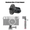 Aluminiumlegierung 1/4 Zoll Mini-Stativ-Adapterhalterung für GoPro Hero 13 12 10 9 8 für DJI Xiaomi Go Pro Zubehör für Insta360 X5