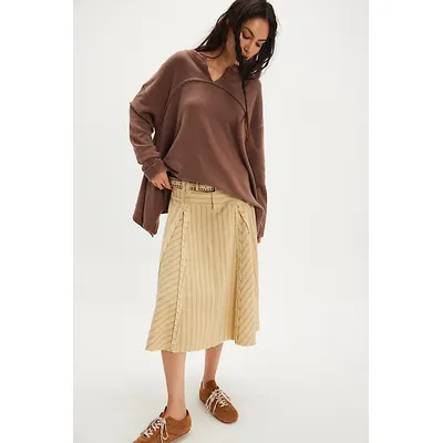 Cascade Sweatshirt at Free People in Spiced Chocolate, Size: XS