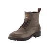 Winterboots PANTOFOLA D´ORO "SONDRIO HIGH", Damen, Gr. 44, grau (taupe), Leder, sportlich, Schuhe