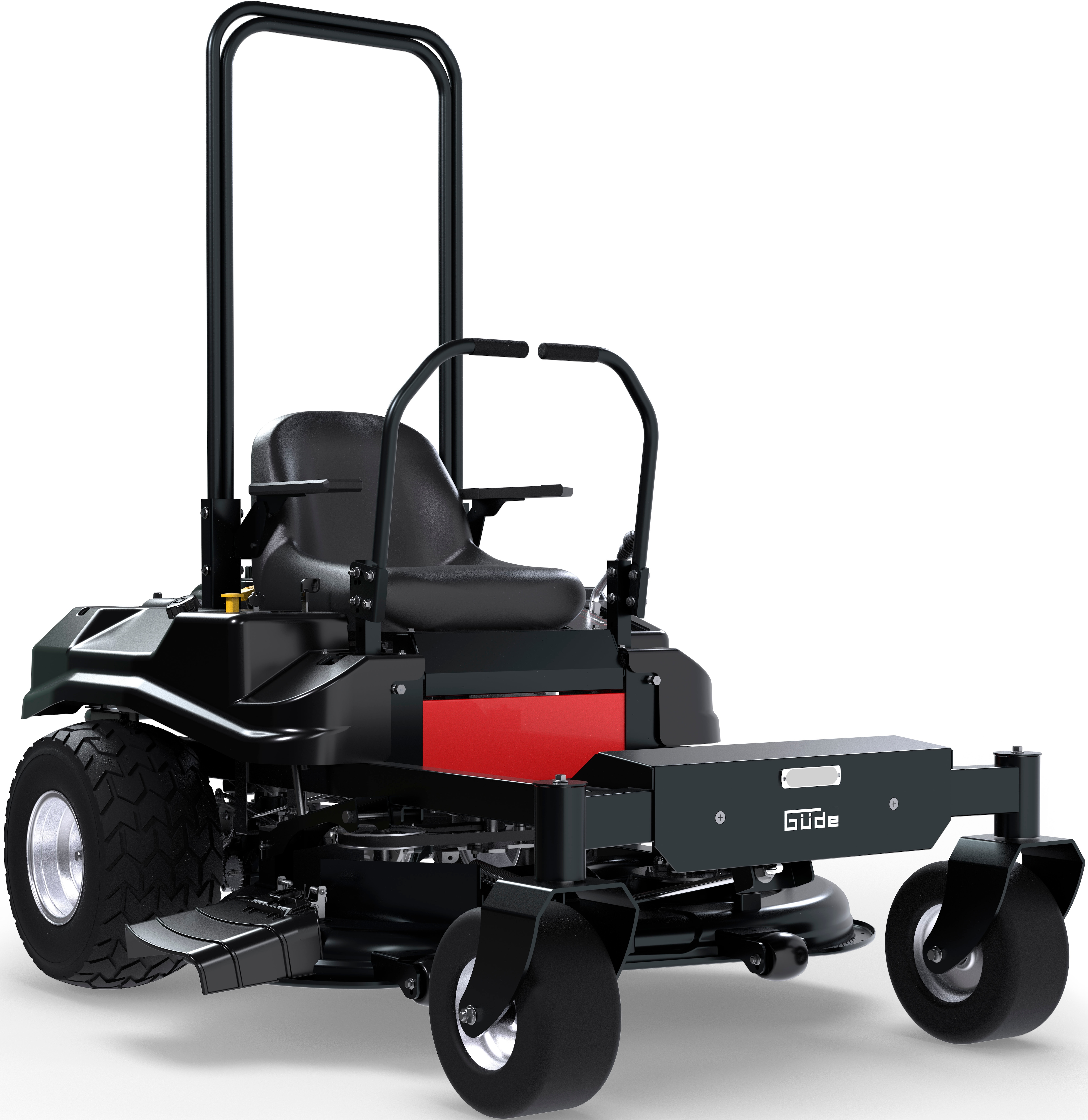 Rasentraktor GÜDE "»Aufsitzrasenmäher Zero Turn GZT 1070«", rot (schwarz, rot), B:123,8cm H:109,9cm L:188,6cm, Rasentraktoren