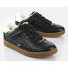 Sneaker BUFFALO "LIBERTY ONE", Damen, Gr. 38, schwarz, Lacklederimitat, klassisch, Schuhe, Schnürschuh, Retro-Sneaker, Freizeitschuh mit weichem Schaftrand
