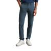 Chinohose MARC O'POLO "aus Bio-Baumwoll-Mix", Herren, Gr. 33, Länge 32, grau (storm), Obermaterial: 97% Baumwolle, 3% Elasthan, unifarben, casual, figurbetont normal, Hosen