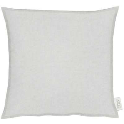 Dekokissen APELT "ALASKA" Gr. 1, grau (taupe, unifarben), B:40cm L:40cm, Baumwolle, Polyester, Dekokissen_Sitzkissen_Kissenhüllen, Uni, Kissenhülle ohne Füllung, 1 Stück Image
