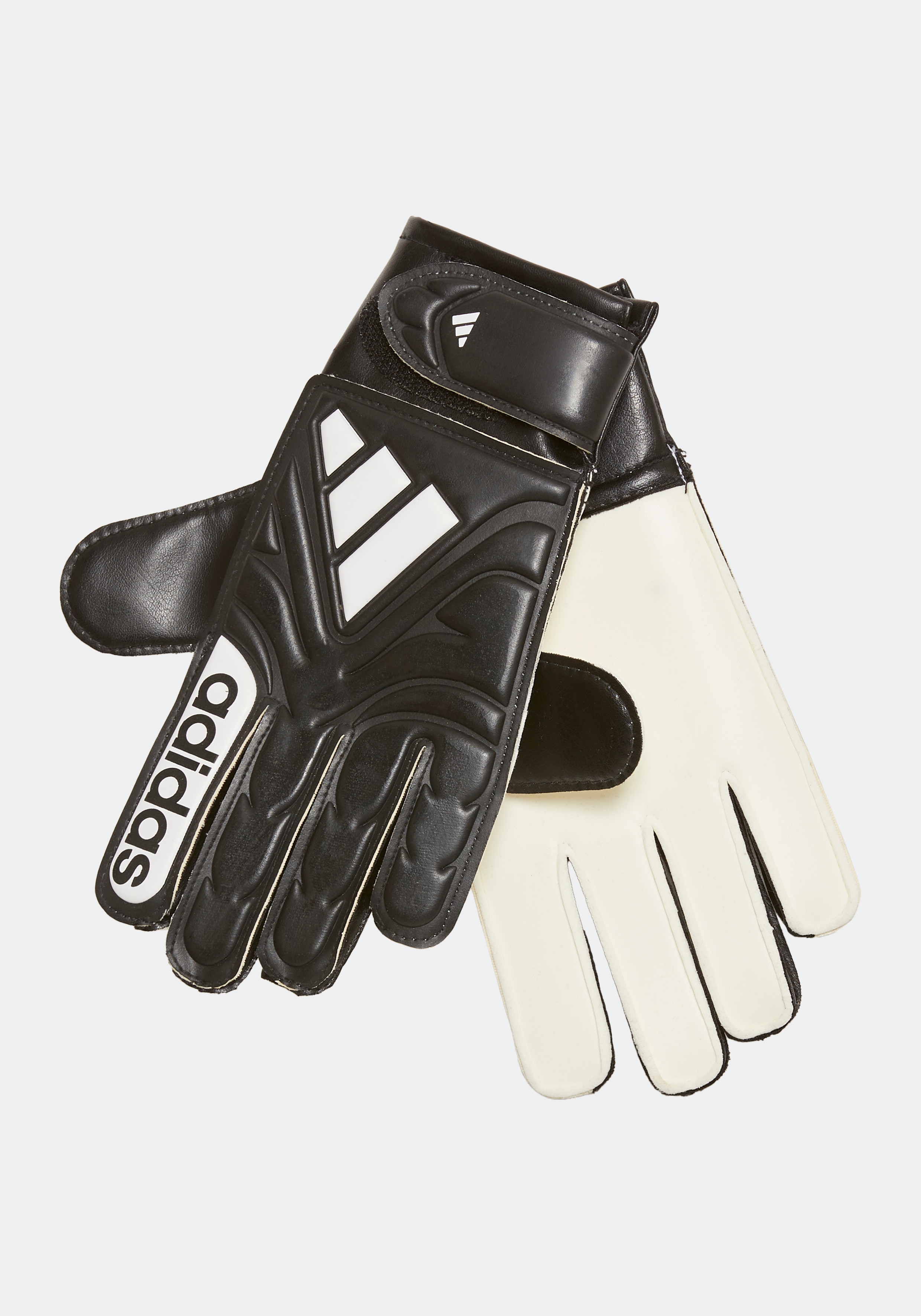 Torwarthandschuhe ADIDAS PERFORMANCE "COPA GL CLB J", Damen, Gr. 5, schwarz-weiß (schwarz, weiß), Obermaterial: 100% Polyurethan, Handschuhe, für Kinder und Jugendliche