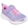 Sneaker SKECHERS "WAVE 92", Kinder, Gr. 30, lila (lavendel), Textil, Glitzer, sportlich, Schuhe