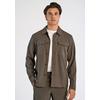 Hemdjacke LINDBERGH "Lindbergh Hemdjacke", Herren, Gr. M, grün (dk army), Oberstoff: 35% Polyester (recycelte Fasern), 31% Viskose, 30% Polyester, 4% Elasthan, lässig geschnitten, Jacken