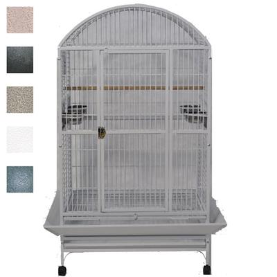A&E Cage Company Grey Palace Dometop X-Large Bird Cage, 36" L X 28" W X 65" H