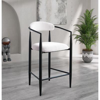 42.5 Inch Tall Tech Fabric Bar Stool - A Perfect Combination of Modern Design, Comfort, and Stability.A Set of 2