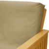 Linen Khaki Futon Cover 493 Queen