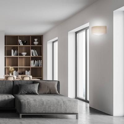 TEMAR LIGHTING Wandleuchte Cleo D1DR410, Eichenholz, 41 cm lang, E27 Image