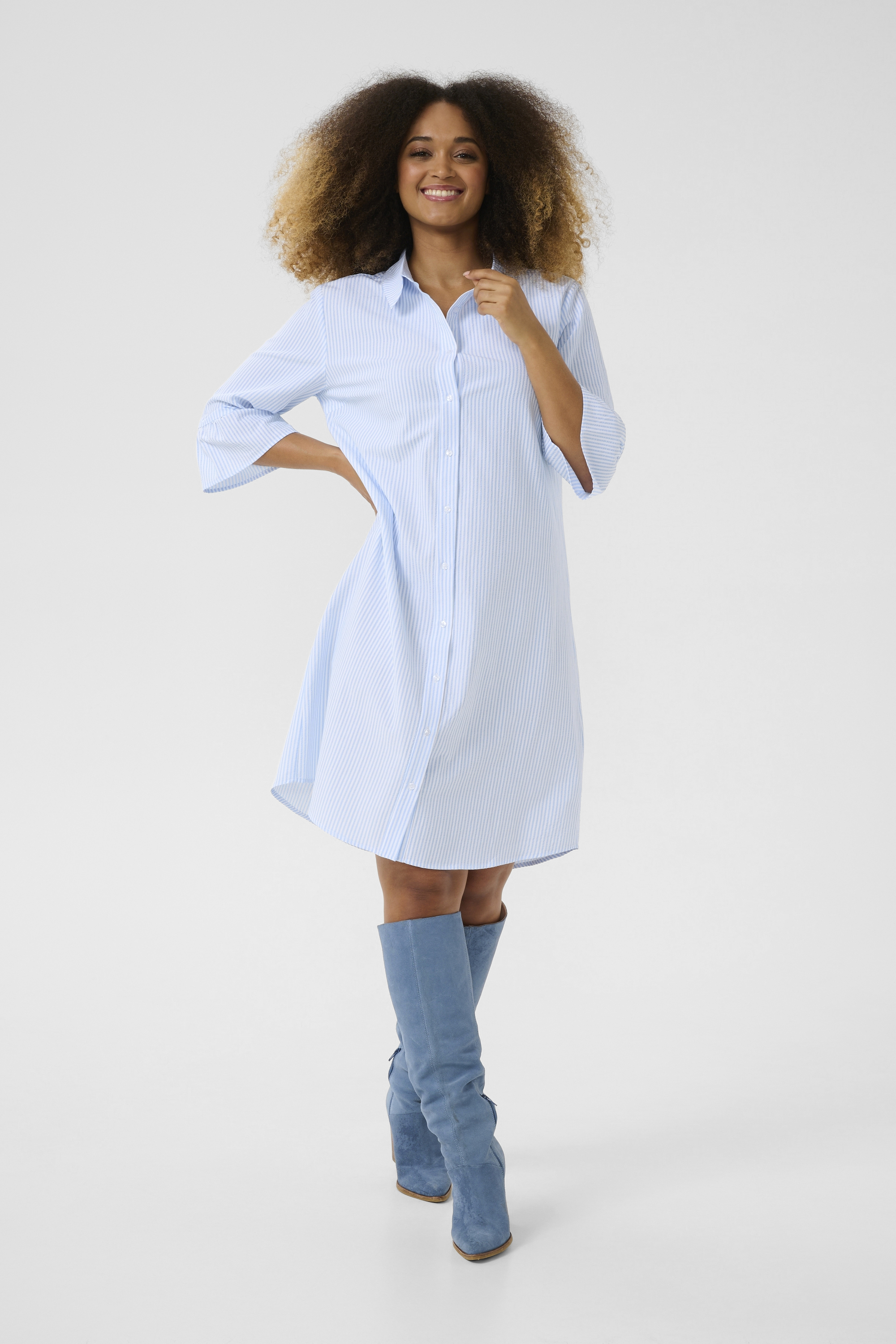 Kleid gerade geschnitten blue Image