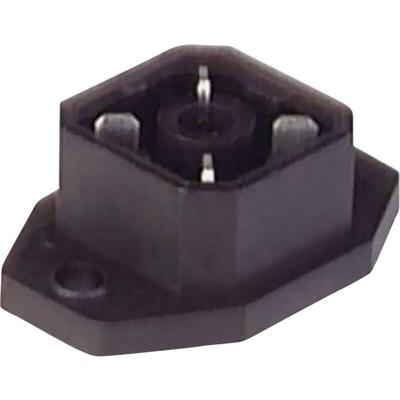 Aufbaustecker mit Flansch und Lötkontakten Grau g 4 a 5 m Pole:4 932 092-106-1 Hirschmann Inhalt: 1 Image
