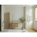 Colonna per bagno sospesa 4 scaffali Naturale chiaro - KAYLA