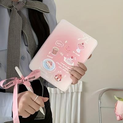 TEMU 1pc Gradient Drink Rotatable 360° Tablet Protective Case For //10th/10.9 /5/6 2024