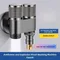 Double Control Washing Machine Faucet Toilet Triangle Valve Point Interface Washing Machine Faucet Bathroom Toilet Accessories