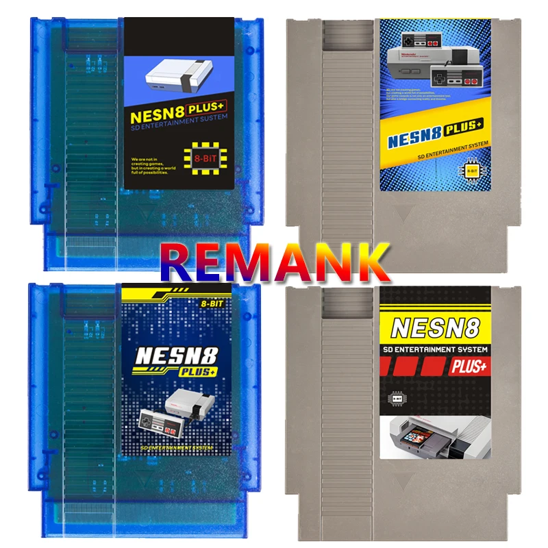 REMANK N8 Patrone NESN8 Plus N8 Nes Patrone Für Videospielkonsole Zubehör NES N8 Plus 8-Bit Neue Shell Image