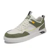 Herren neue Casual Sportschuhe Leder Frühling und Herbst Schnürschuhe weiße Herren schuhe vulkan isiert Walking Herren schuhe