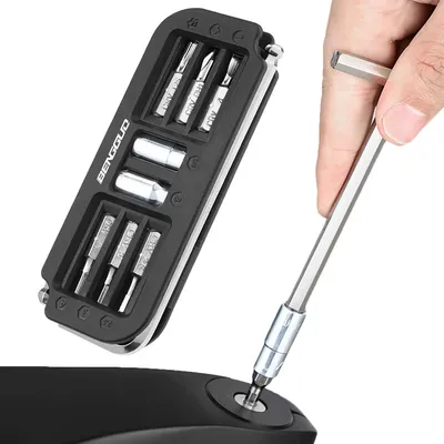10-in-1 Bicycle Multi-Tool Multifunctional Bikes Small Size Tool Hexagon Wrench Bit Socket Set Tool Bike Mechanic Tool Kit