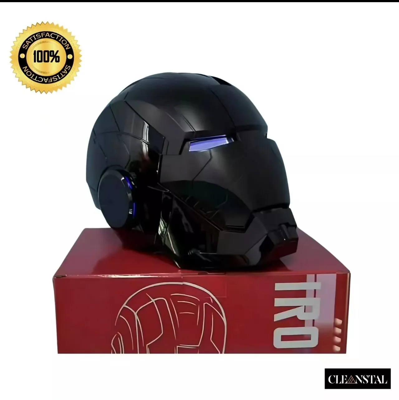 Neuer Iron Man Helm Schwarz Gold Schwarz Silber Elektrischer Helm Sprachgesteuerter Sprachmaschinenhelm Bewegliche Maske Trendige Kollektion