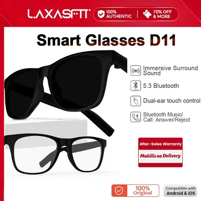 LAXASFIT New Smart Glasses Bluetooth Call Sunglasses Multi-functional Anti-Blue Light Sunglasses Wireless Headset for Men Women