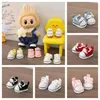 (Nur Schuhe) Für LABUBU 17 cm Baumwolle Puppen Schuhe Spielzeug Casual Sport Schuhe Puppen Zubehör für labubu Outfits