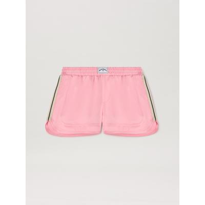 Palm Angels Pa Track Satin Boxer Short Rose Pink San Kids Rose Pink Sand
