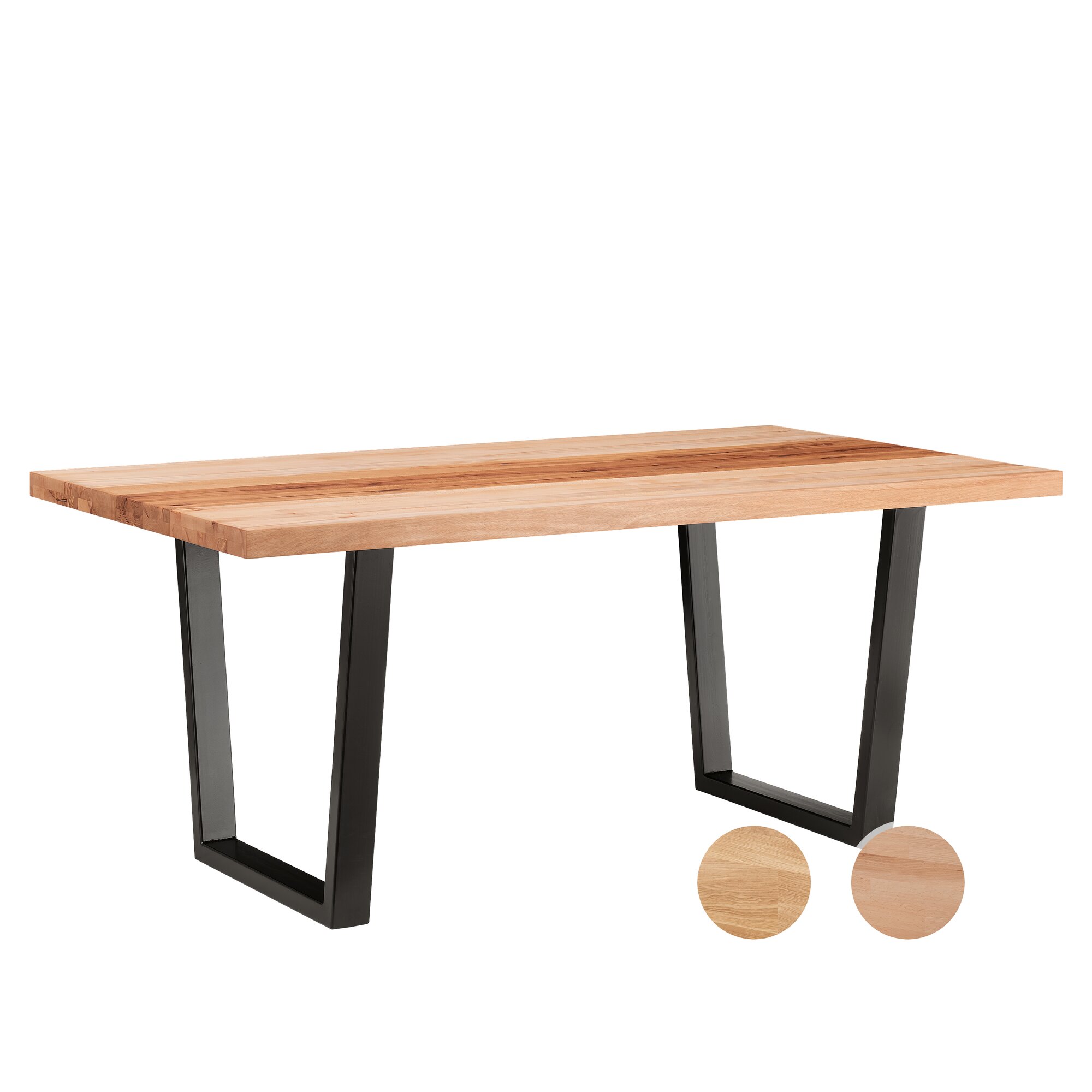 Massivholz »Zerro« Esstisch 180x100 cm / Eiche Image