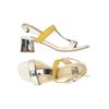 Bibi Lou Damen Sandale, Gr. 41, mehrfarbig, Kunstleder, Leder
