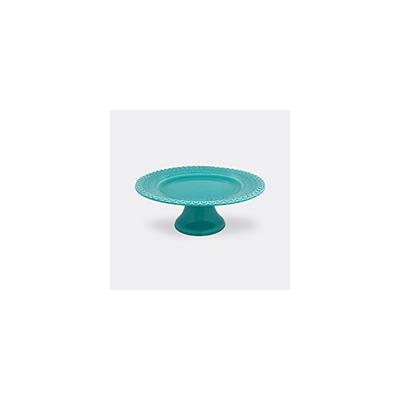 Bordallo Pinheiro ‘fantasia’ Cake Stand, Acqua Green