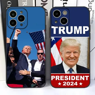 Donald Trump 2024 Phone Case For iPhone 16,15,14,13,12,11 Plus,Pro,Max,XR,XS,X,7,8 Plus,SE,Mini Silicone Soft