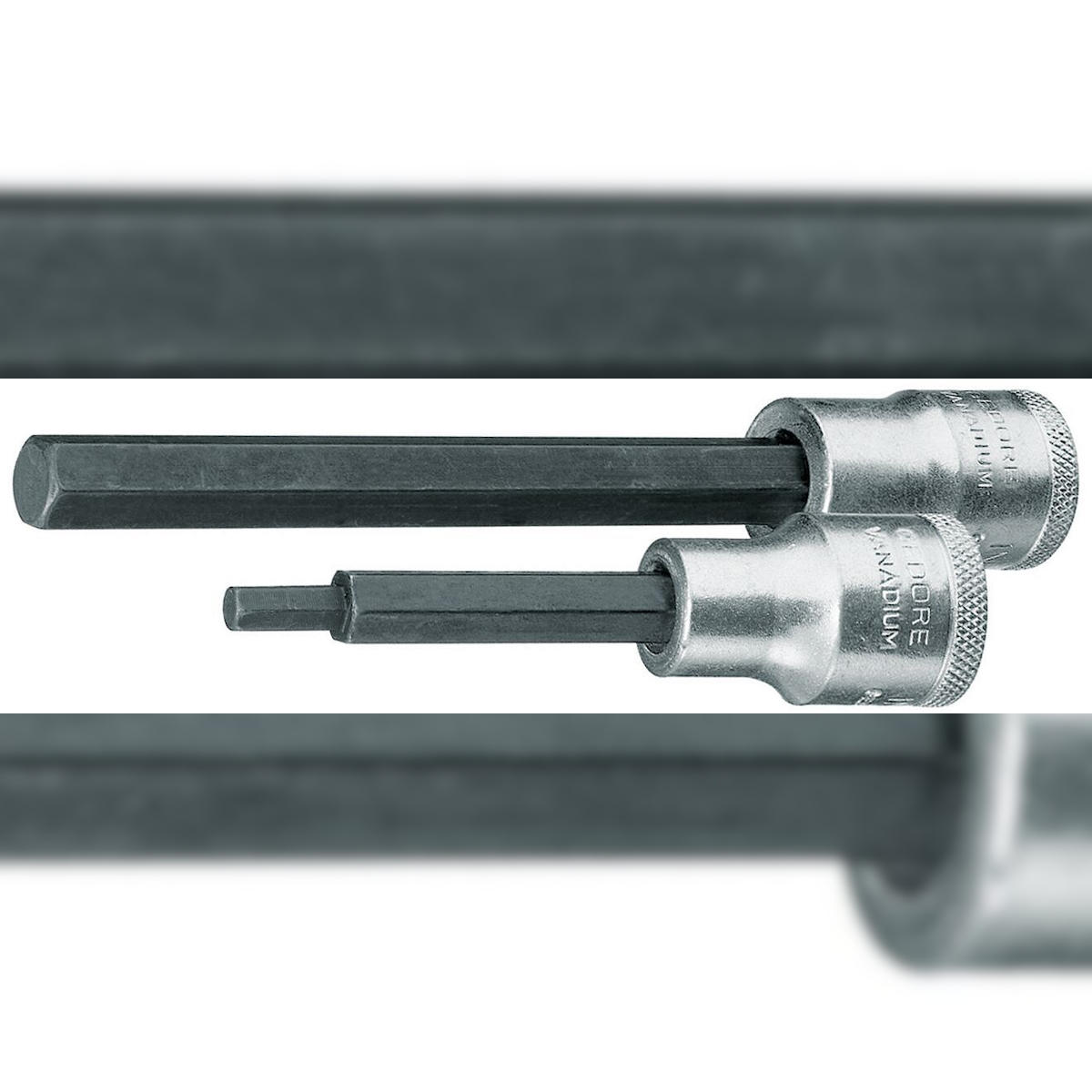 GEDORE Schraubendrehereinsatz 1/2" 90 mm Innen-6-kant 8 mm, IN 19 L 8-90 Image