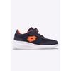 Sneaker LOTTO, Gr. 27, blau (navy, orange), Synthetik, sportlich, Schuhe