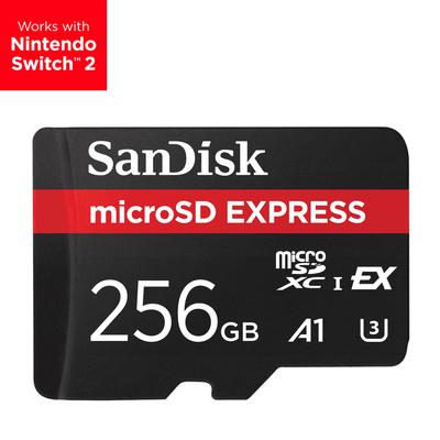 SANDISK Speicherkarte "microSDXC Express", schwarz, 256 GB, Speicherkarten